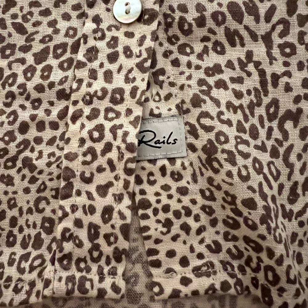 Rails Cheetah Print Sleeveless Top - Size S - image 5